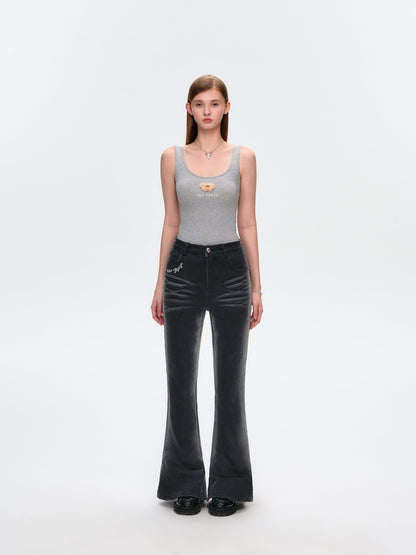 13DE MARZO Bear Basic Tank Grey