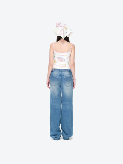 13DE MARZO Musical Festvial Bear Headscarf White
