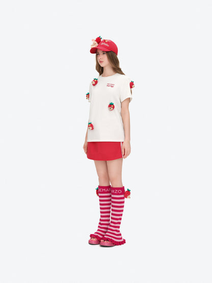 13DE MARZO x Chupa Chups Lollipop Bear Baseball Cap Red