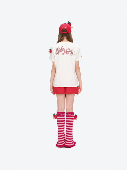 13DE MARZO x Chupa Chups Lollipop Bear Baseball Cap Red