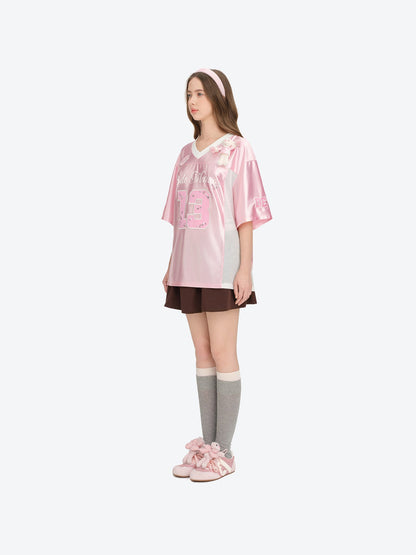 13DE MARZO Bear Plush Sneakers Pink