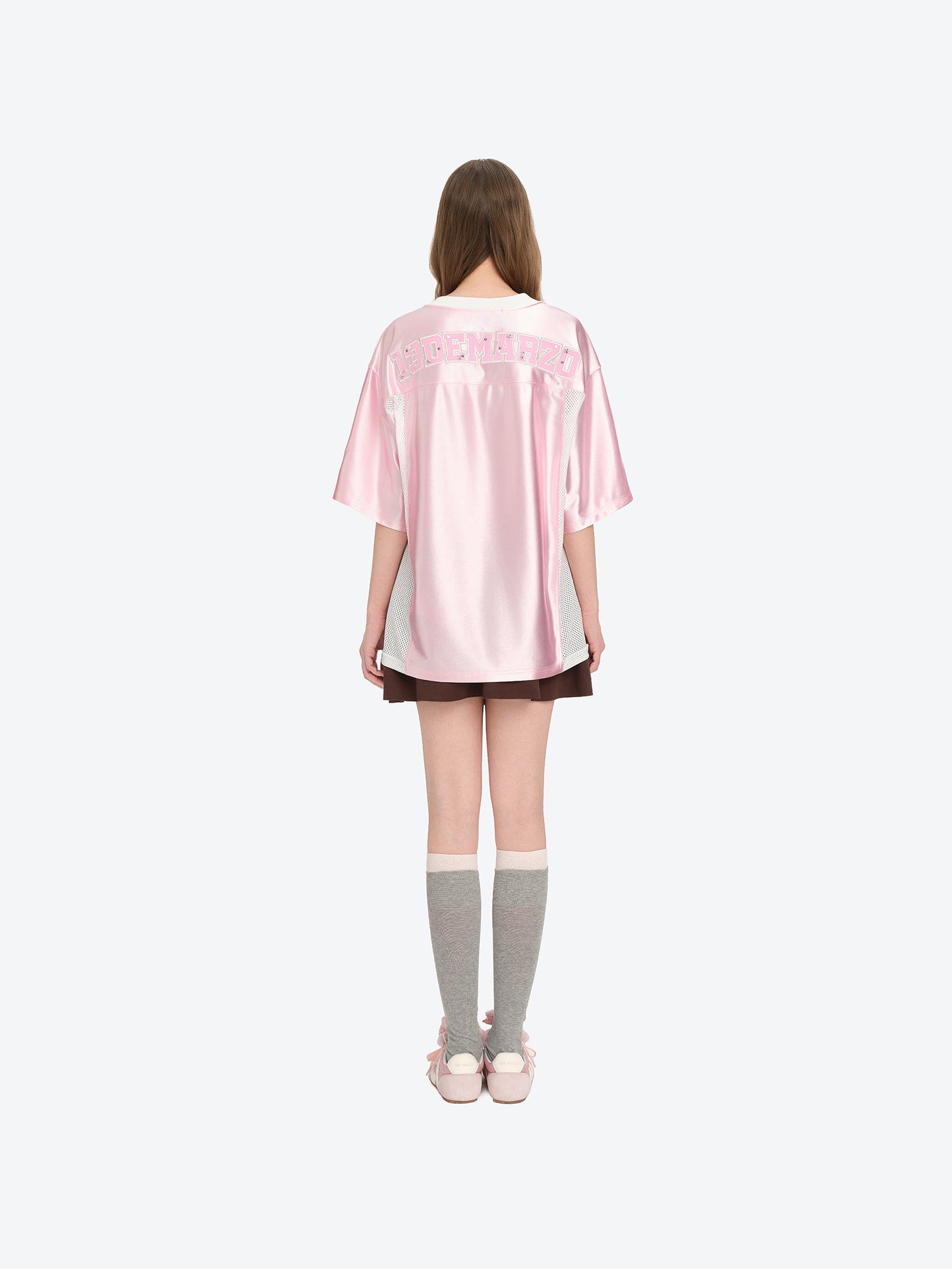13DE MARZO Bear Plush Sneakers Pink