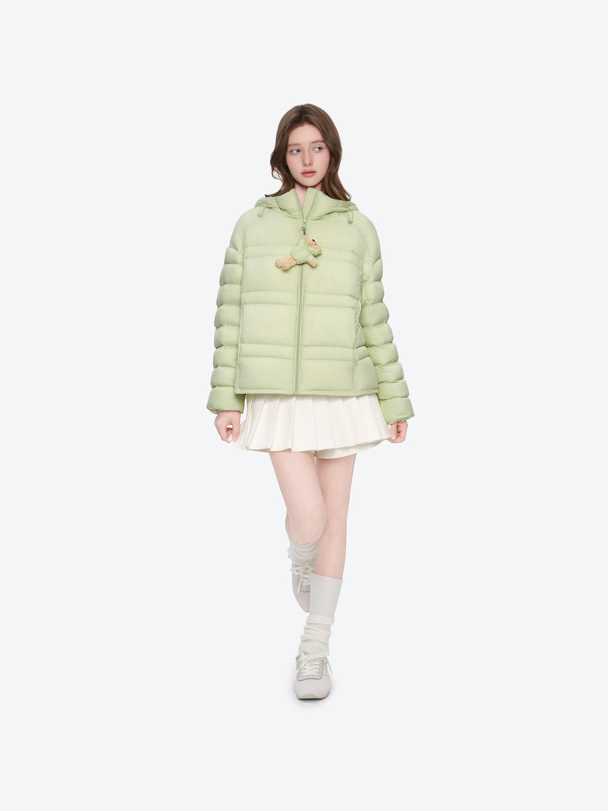 13DE MARZO Lightweight Quilted Down Jacket Green