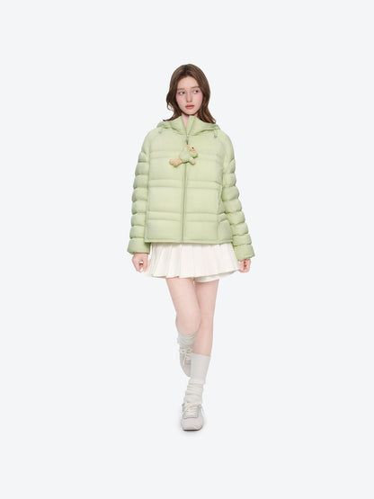 13DE MARZO Lightweight Quilted Down Jacket Green
