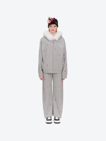13DE MARZO Rolling Stones Tongue Bear Beanie Black