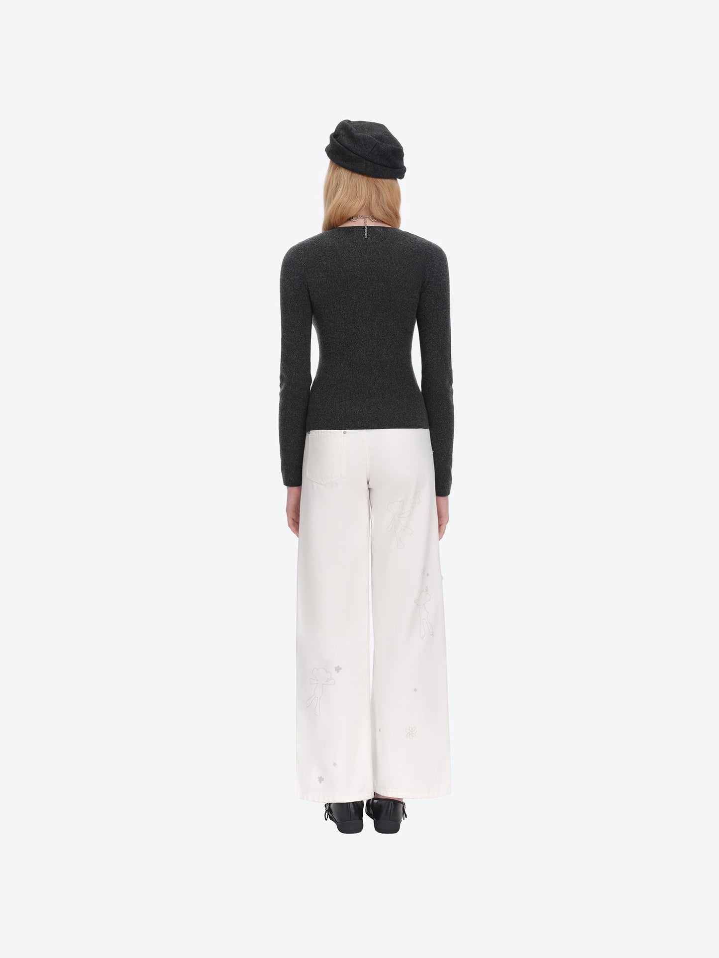 13DE MARZO Doozoo Knit Undershirt Black