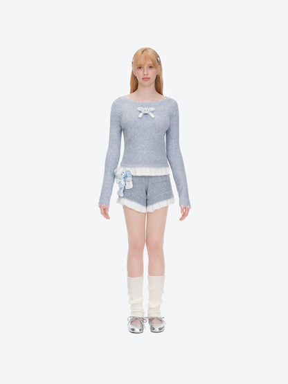 13DE MARZO Nighty Night Bear Long Sleeve Top