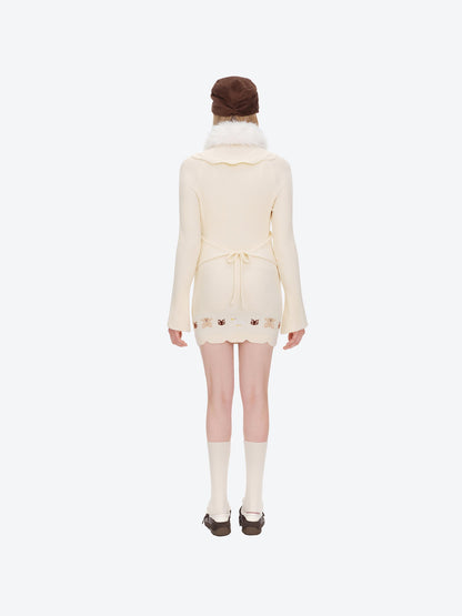 13DE MARZO Marzo Valley Turtleneck Knit Dress