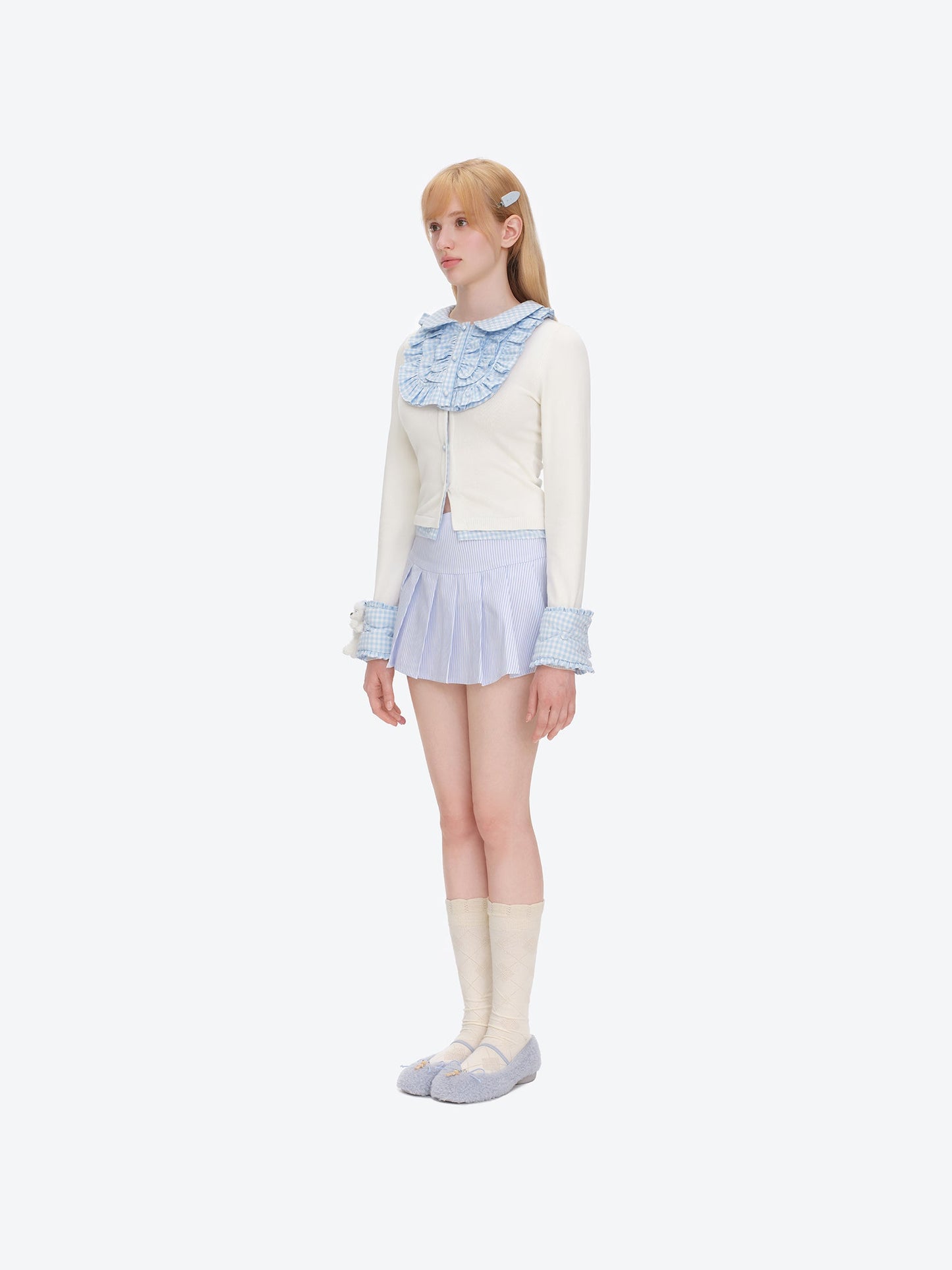 13DE MARZO Nighty Night Bear Sleeve Shirt