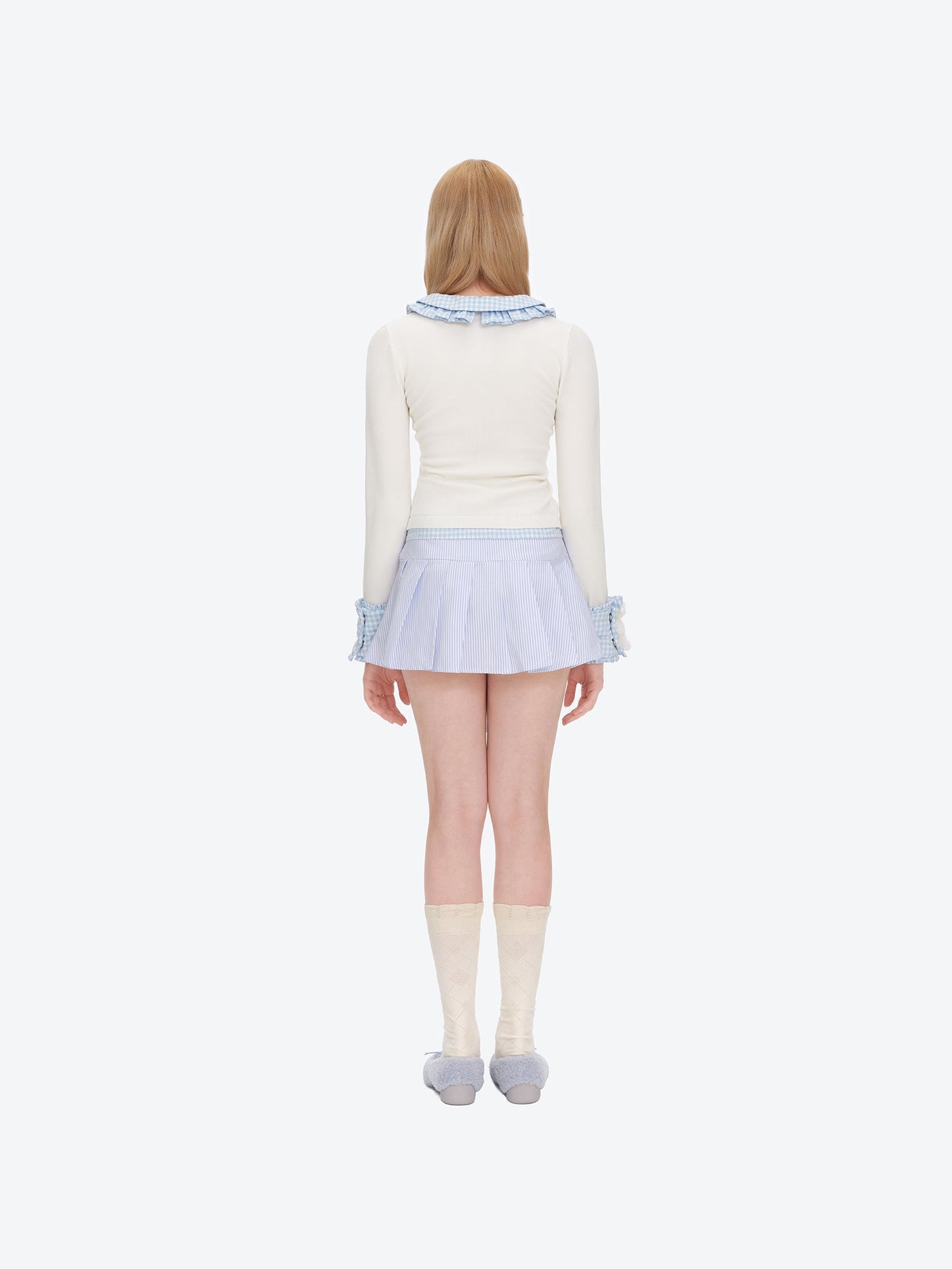 13DE MARZO Nighty Night Bear Sleeve Shirt