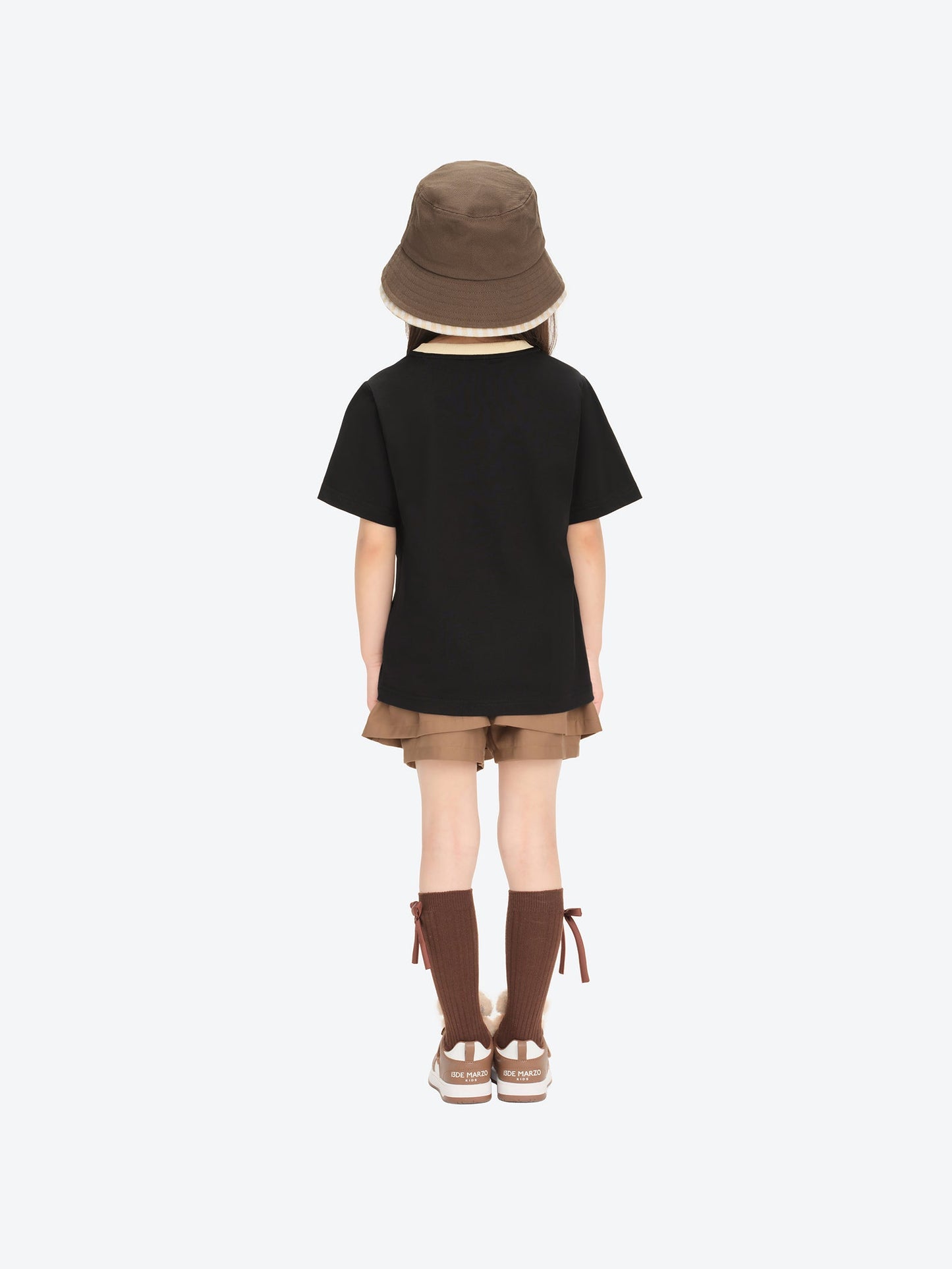 13DE MARZO BabyBear Round Neck T-shirt Black