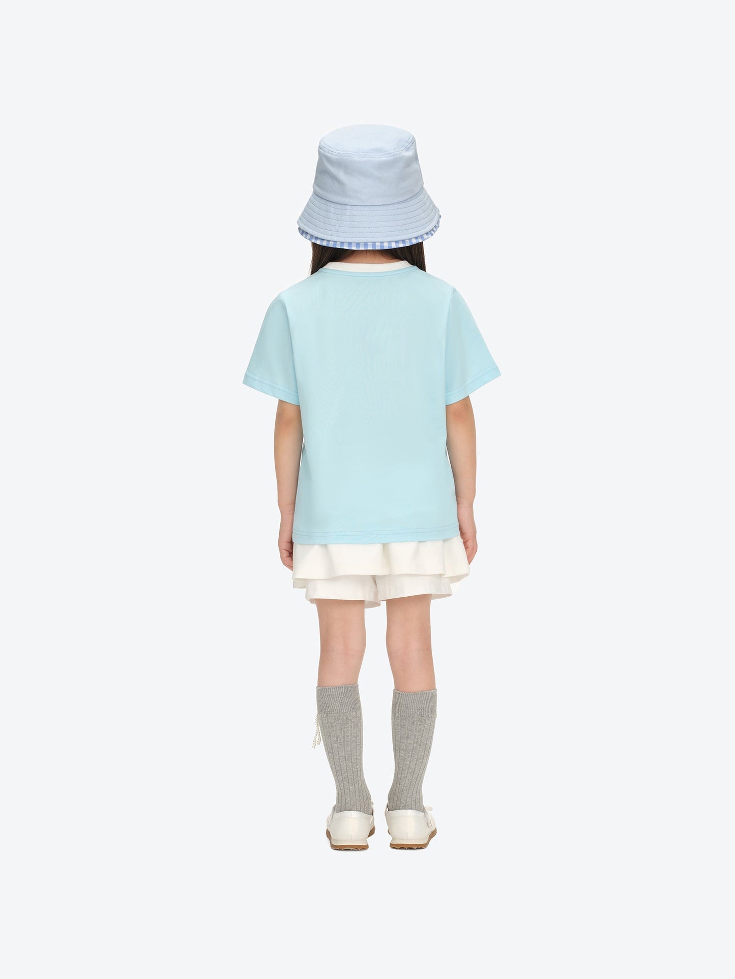 13DE MARZO BabyBear Round Neck T-shirt Blue