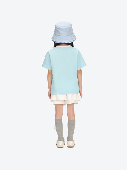 13DE MARZO BabyBear Round Neck T-shirt Blue