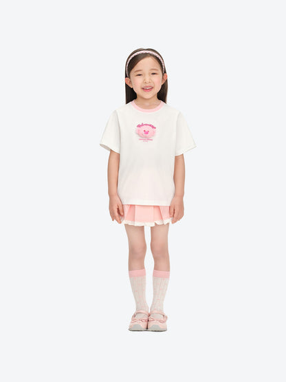 13DE MARZO BabyBear Round Neck T-shirt White