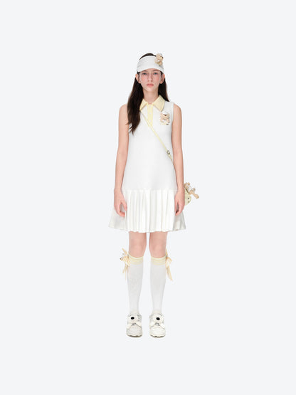 13DE MARZO Golf Bear Visor White