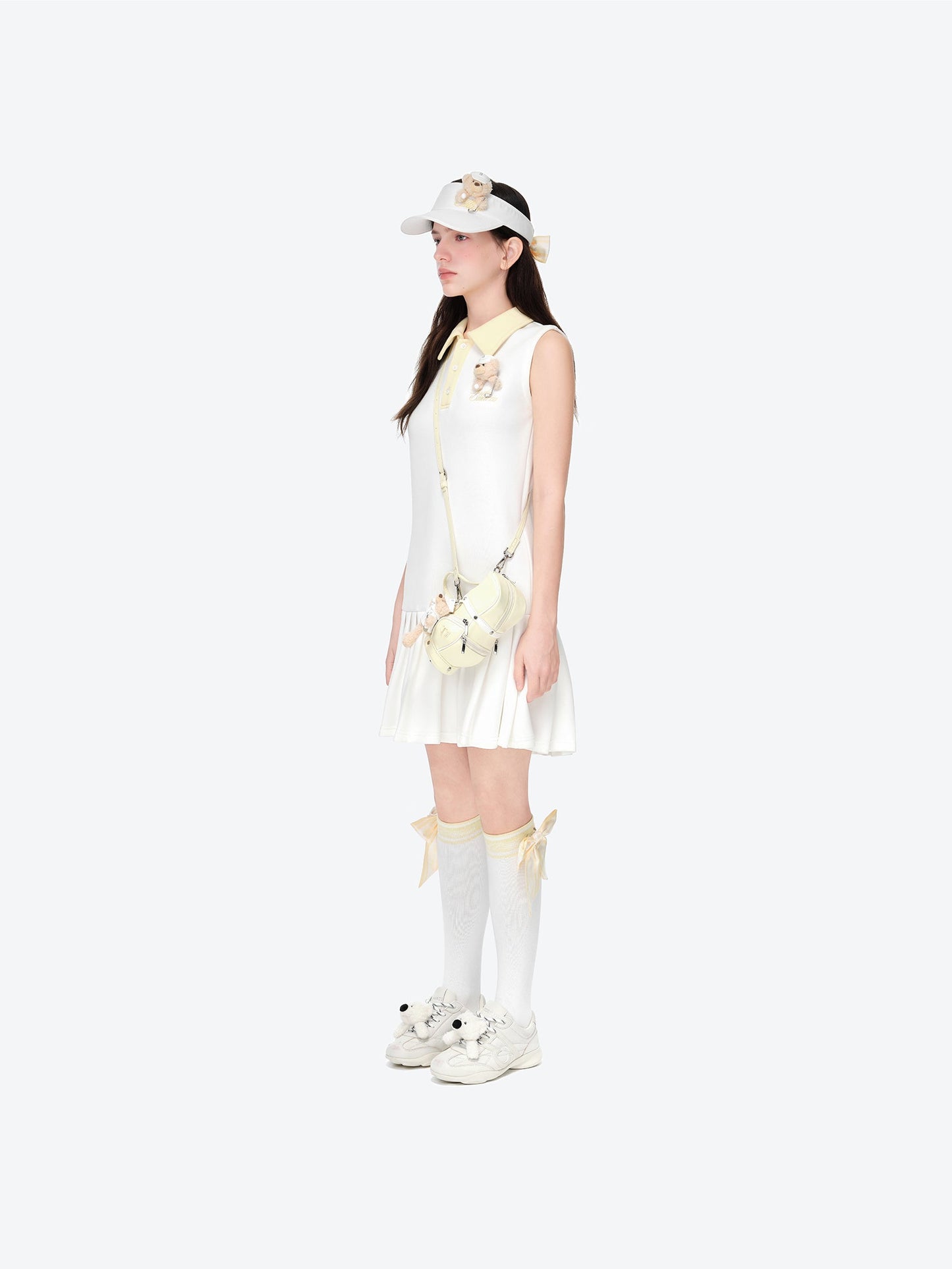 13DE MARZO Golf Bear Visor White
