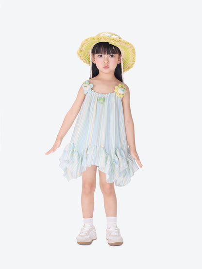 13DE MARZO Floral BabyBear Straw Hat
