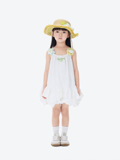 13DE MARZO Floral BabyBear Straw Hat