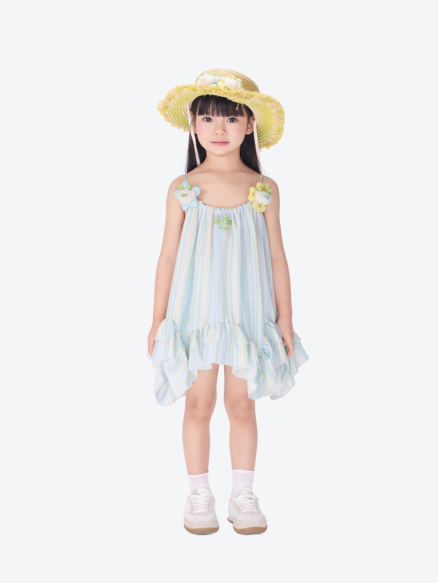 13DE MARZO Floral BabyBear Straw Hat