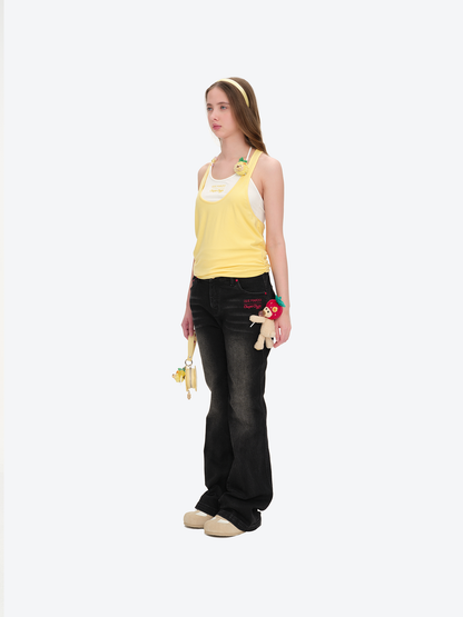 13DE MARZO x Chupa Chups Lollipop Cami Top Set Yellow