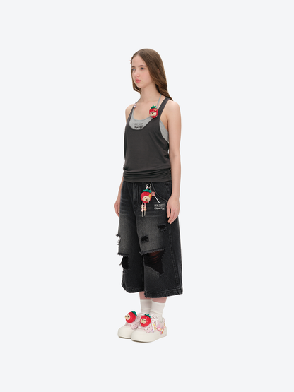 13DE MARZO x Chupa Chups Lollipop Cami Top Set Dark Grey