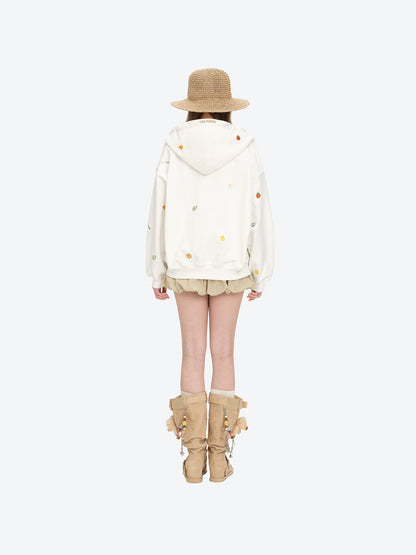 13DE MARZO Woven Straw Hat Khaki