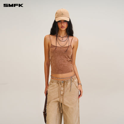 SMFK Compass Badge Cargo Cap Sand