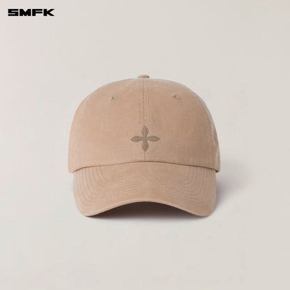 SMFK Compass Badge Cargo Cap Sand