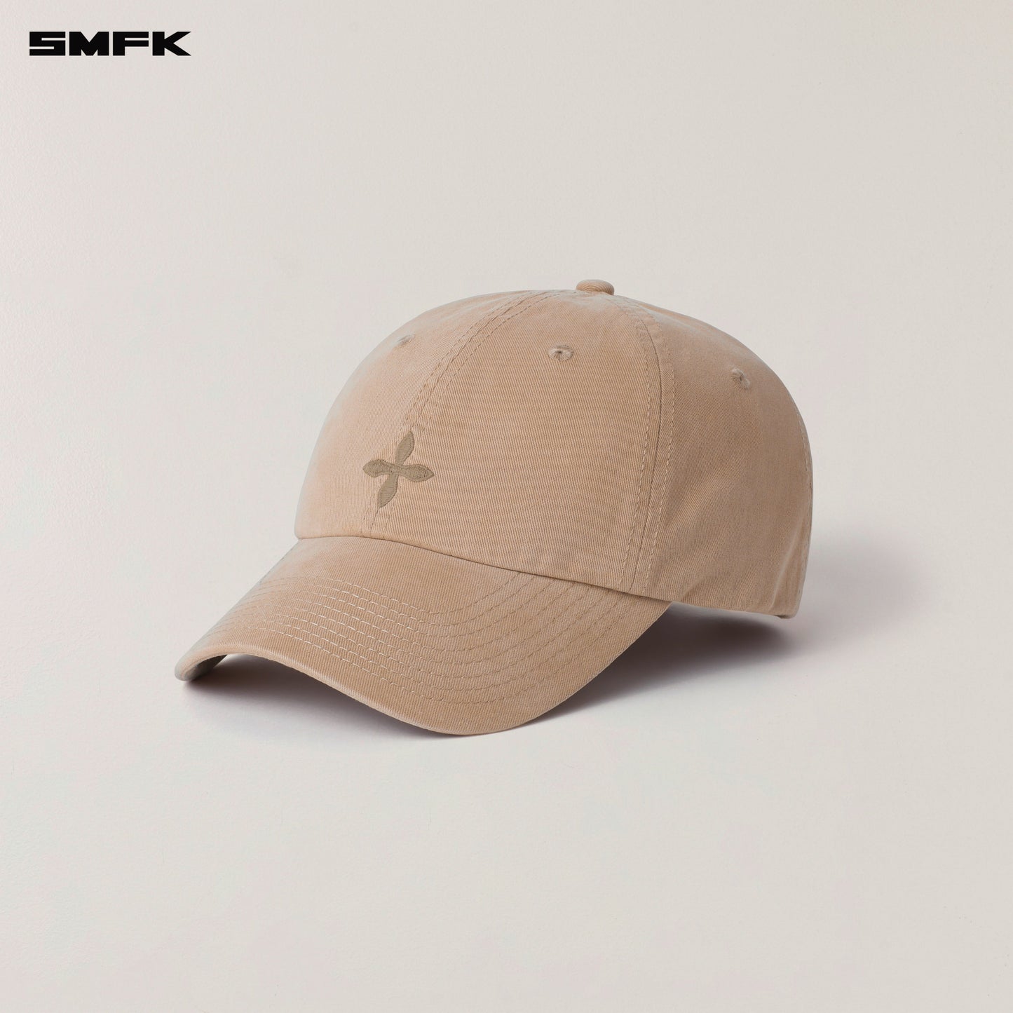 SMFK Compass Badge Cargo Cap Sand