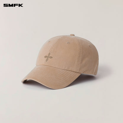 SMFK Compass Badge Cargo Cap Sand