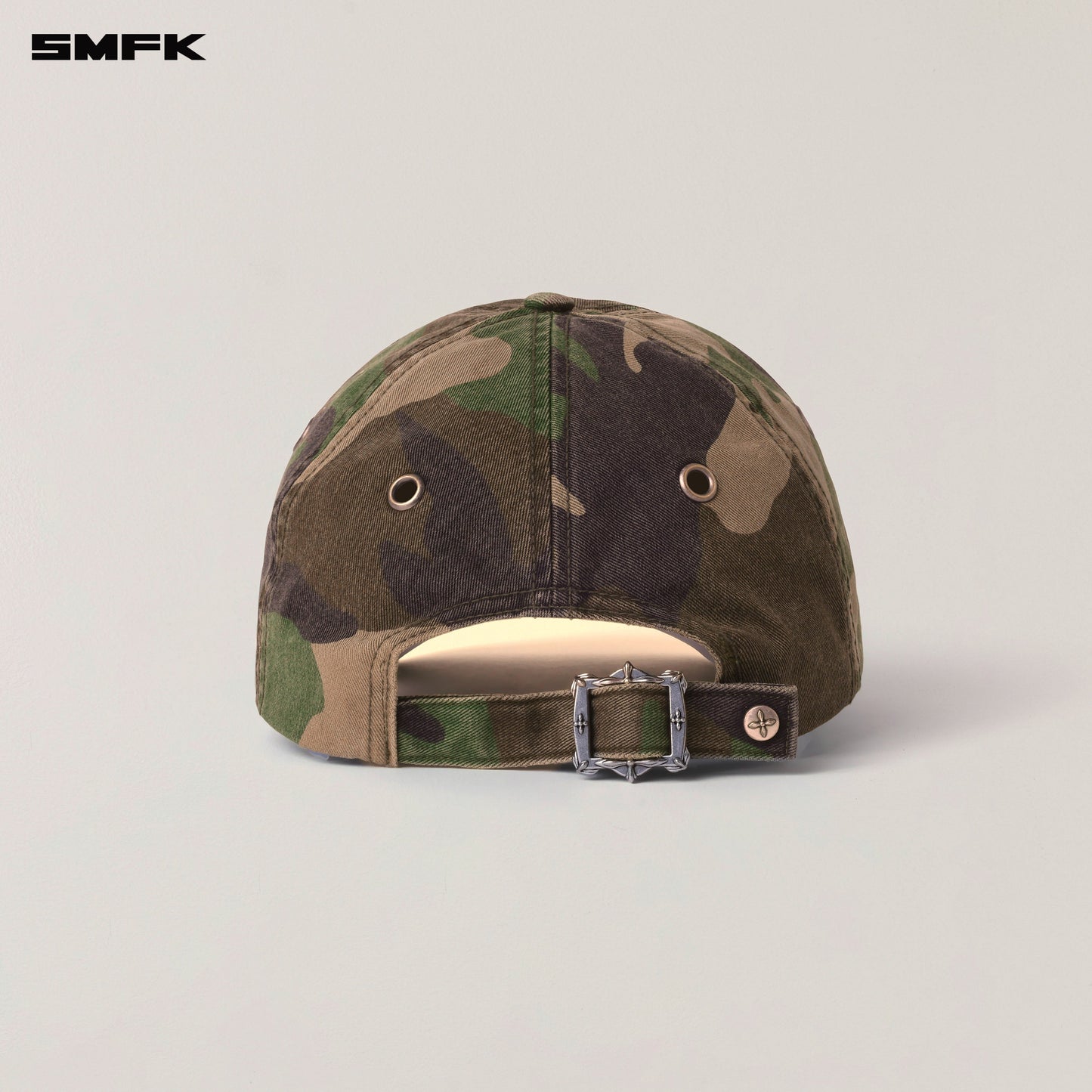 SMFK Compass Badge Camo Cargo Cap Army Green Camouflage