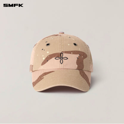SMFK Compass Badge Camo Cargo Cap Desert Camouflage