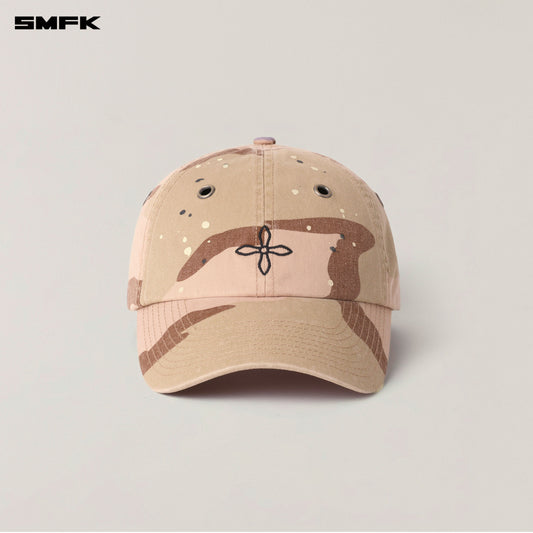 SMFK Compass Badge Camo Cargo Cap Desert Camouflage