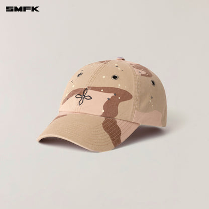 SMFK Compass Badge Camo Cargo Cap Desert Camouflage