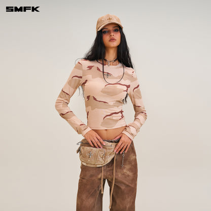 SMFK Rage Wild Handcraft Denim Cap Wild Cowboy Brown