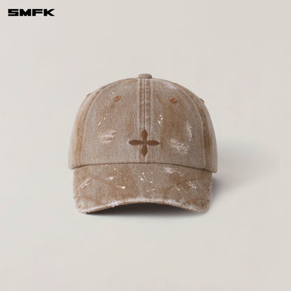 SMFK Rage Wild Handcraft Denim Cap Wild Cowboy Brown