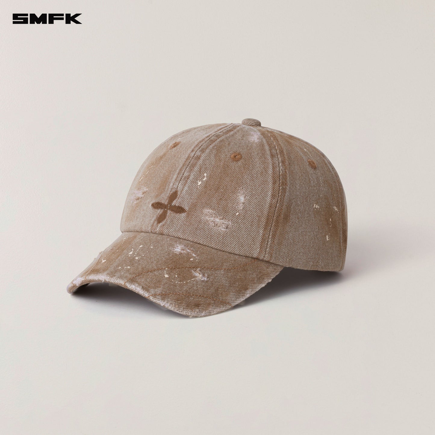 SMFK Rage Wild Handcraft Denim Cap Wild Cowboy Brown