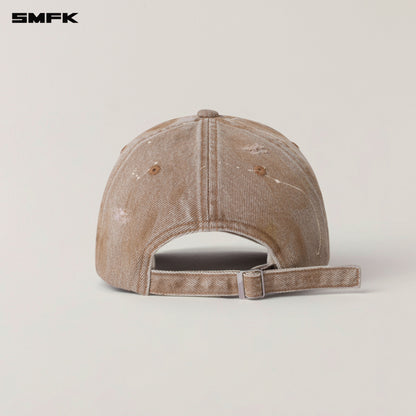 SMFK Rage Wild Handcraft Denim Cap Wild Cowboy Brown