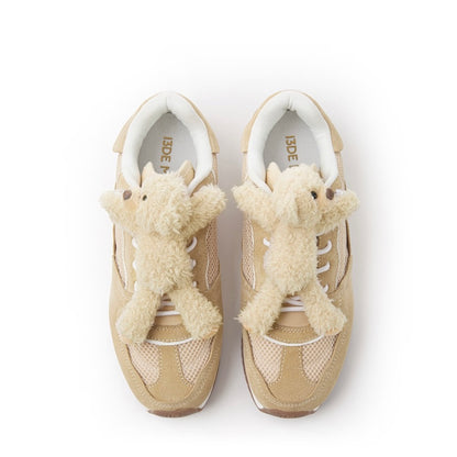 13DE MARZO Logo Retro Runner Shoes Khaki