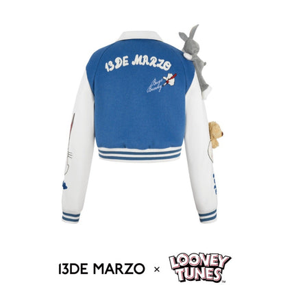 13DE MARZO x LOONEY TUNES Bugs Bunny Racing Jacket Lapis Blue