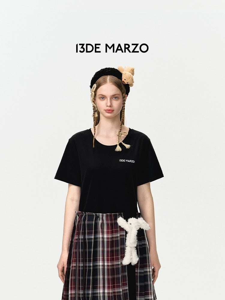 13DE MARZO Doozoo Dispatch Tee Skirt Black