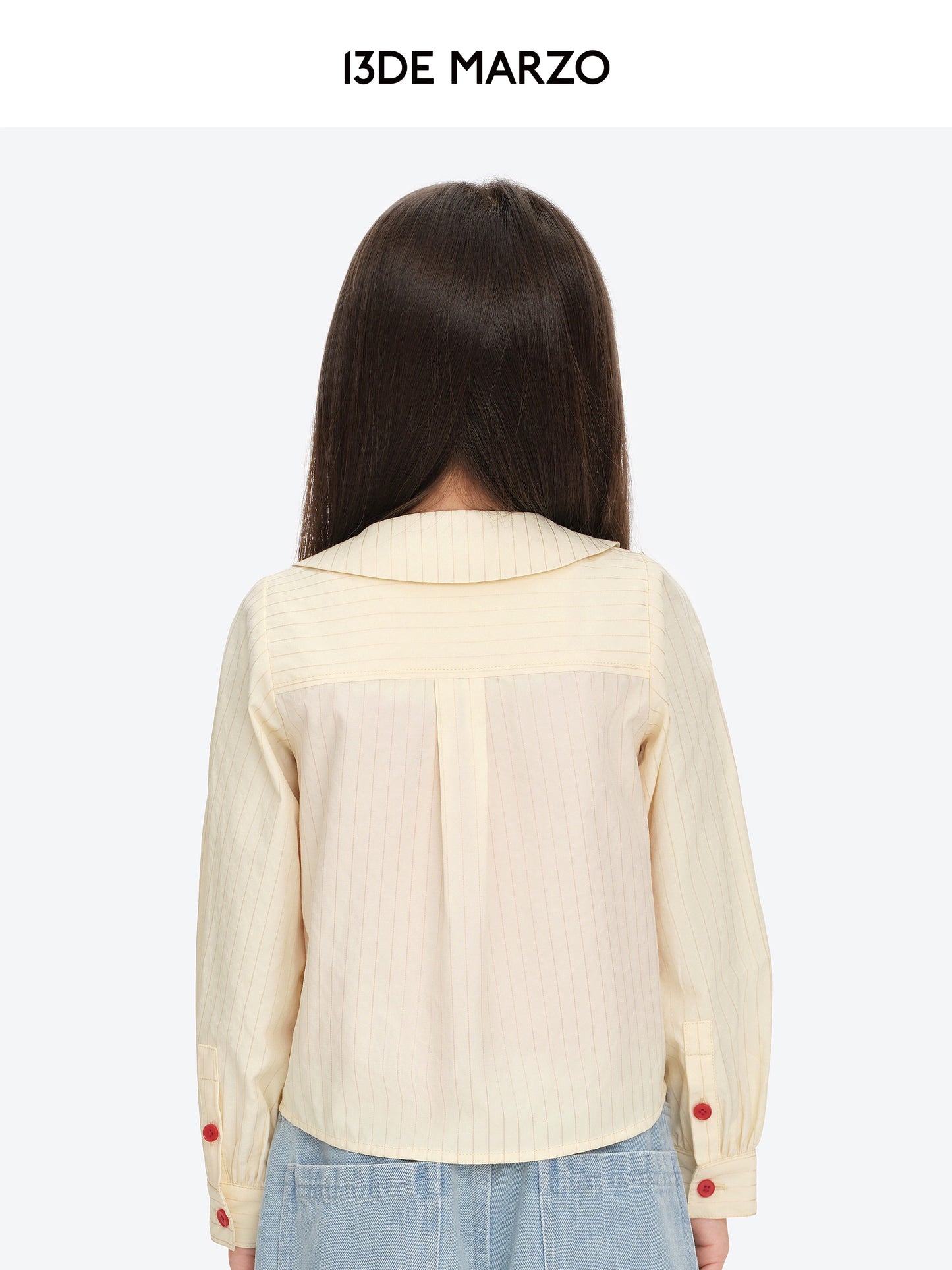 13DE MARZO BabyBear Town Greeting Shirt Beige