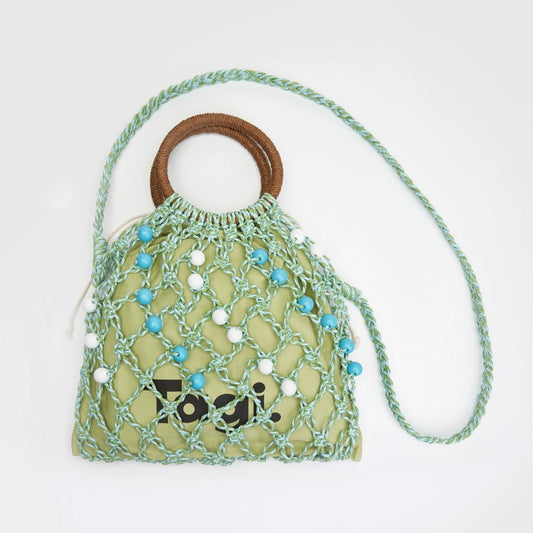 Tagi Dotted Fruit Knitted Bag Melon
