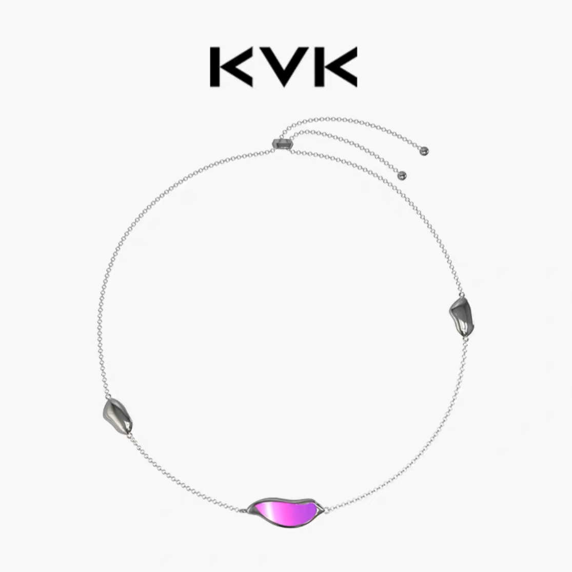 KVK Infinite Vision Collection Drift Pendant Necklace