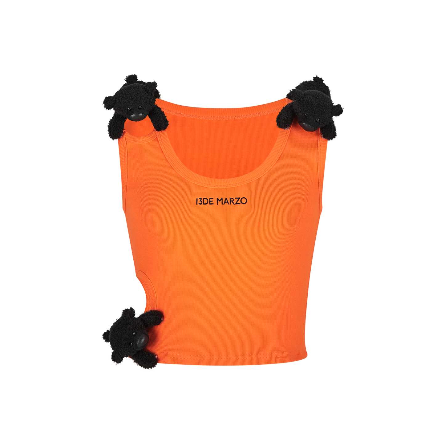 13DE MARZO Bear Loin Out Vest Orange