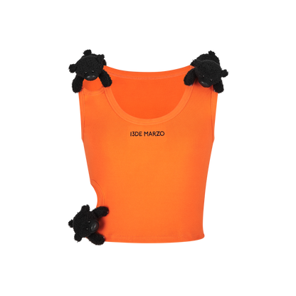 13DE MARZO Bear Loin Out Vest Orange