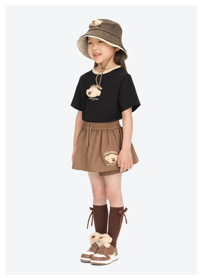 13DE MARZO BabyBear Aline Shorts Brown