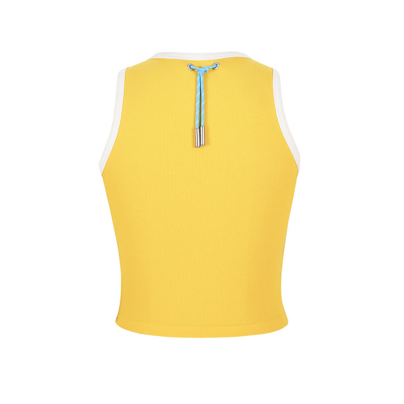 13DE MARZO Maximalist Pendant Tank Yellow