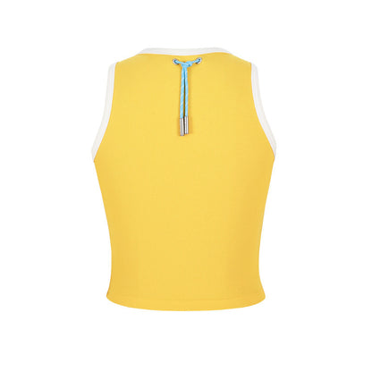 13DE MARZO Maximalist Pendant Tank Yellow