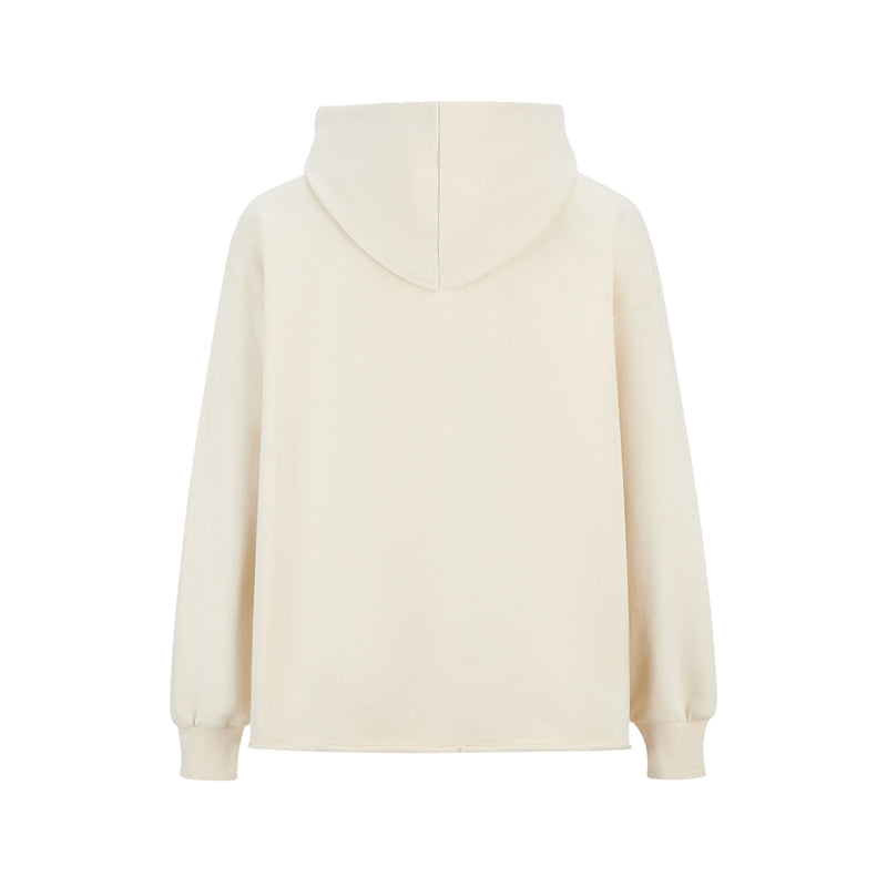 13DE MARZO x Superman Bear Hoodie Beige